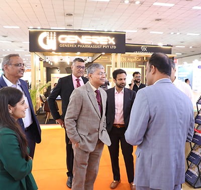 People networking at Vitafoods India
